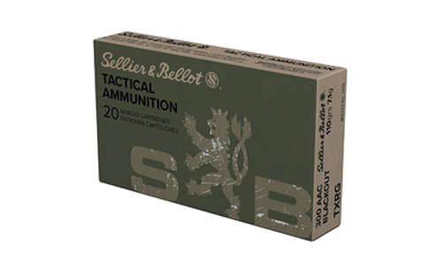 Ammunition Sellier&Bellot Rifle 300Blackout S&B EXERGY BLUE 300BLK 110GR 20/1000